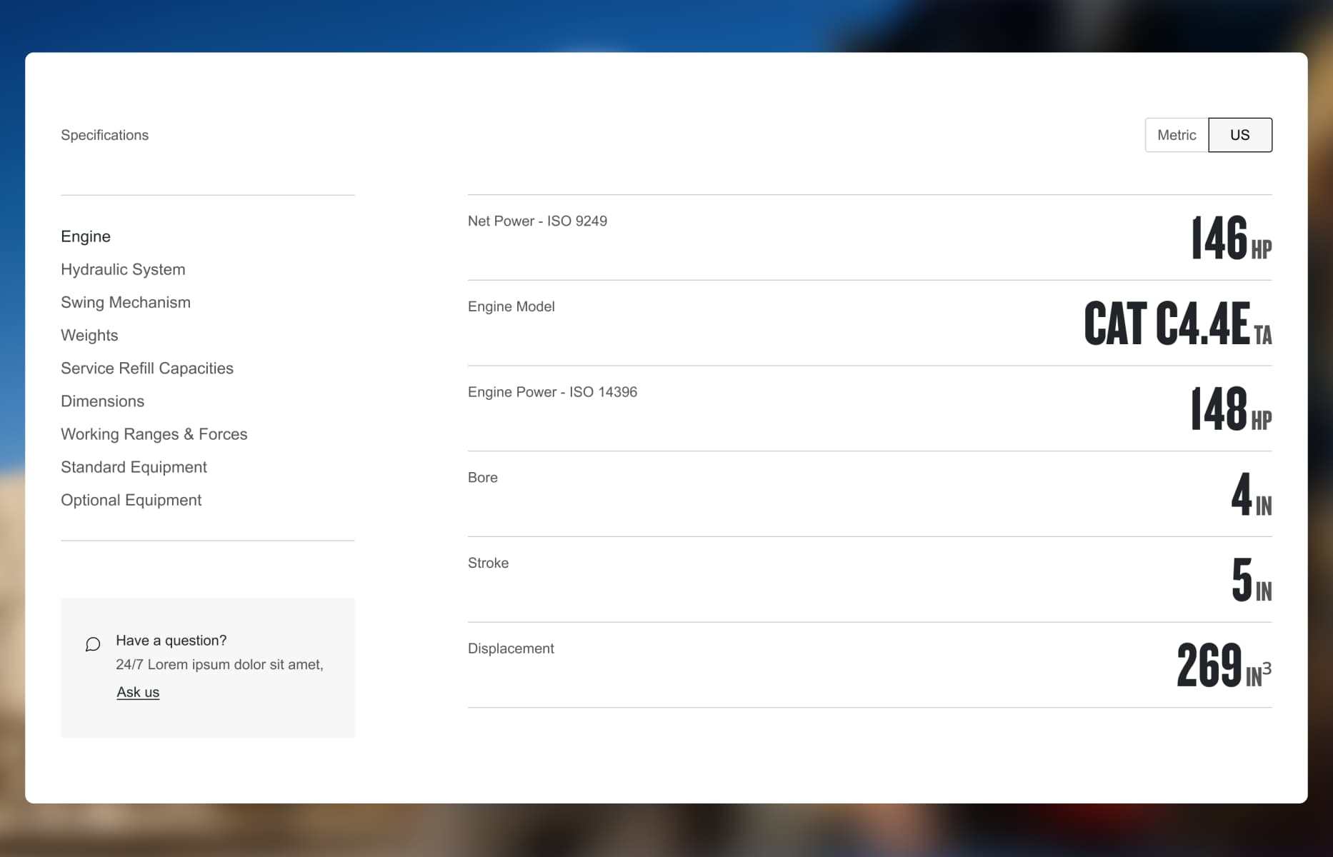 2. Comprehensive Technical Specifications System